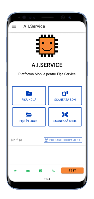 AI Service IT Repairs Main Screen