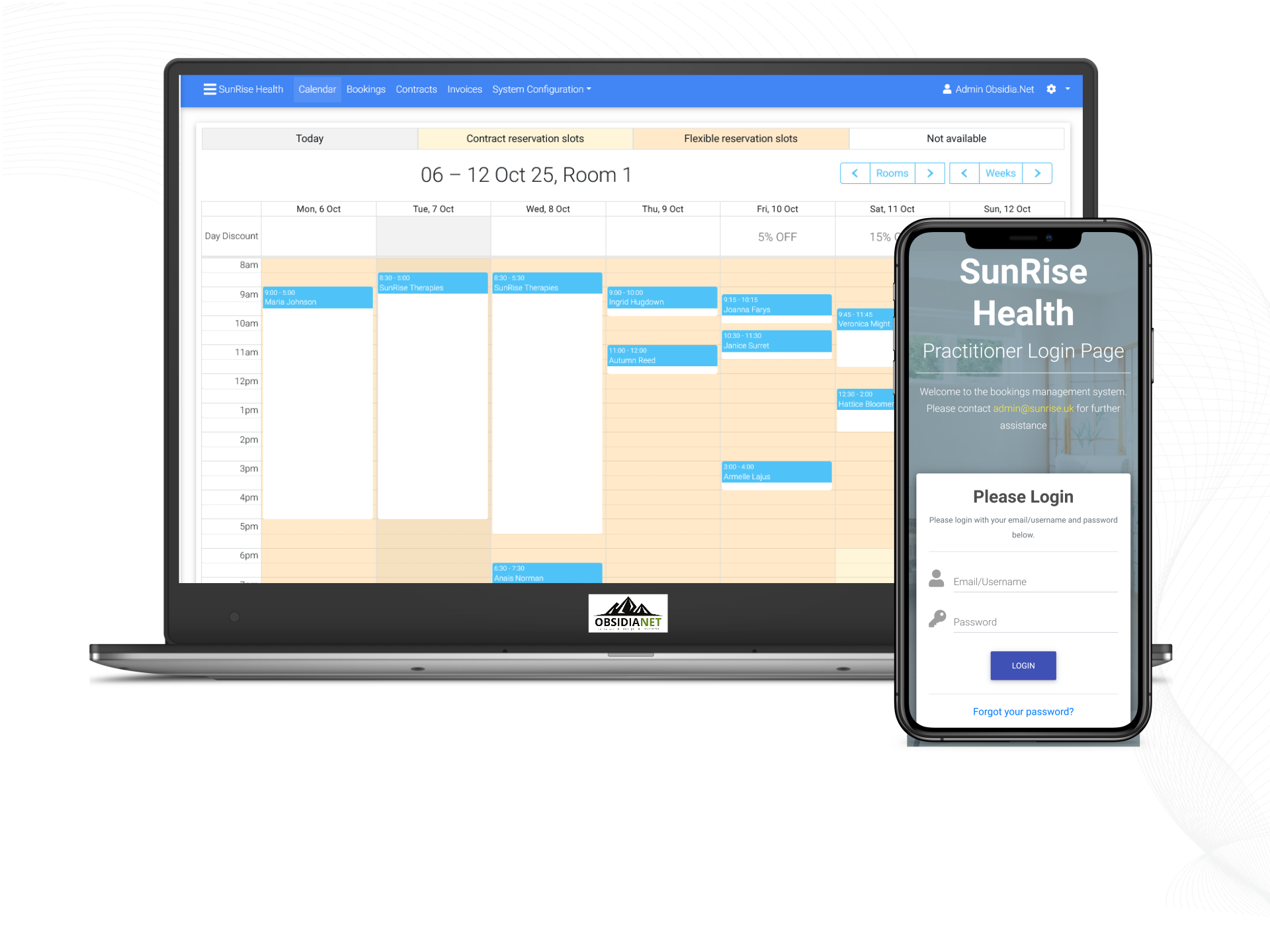 Health Practice Booking System